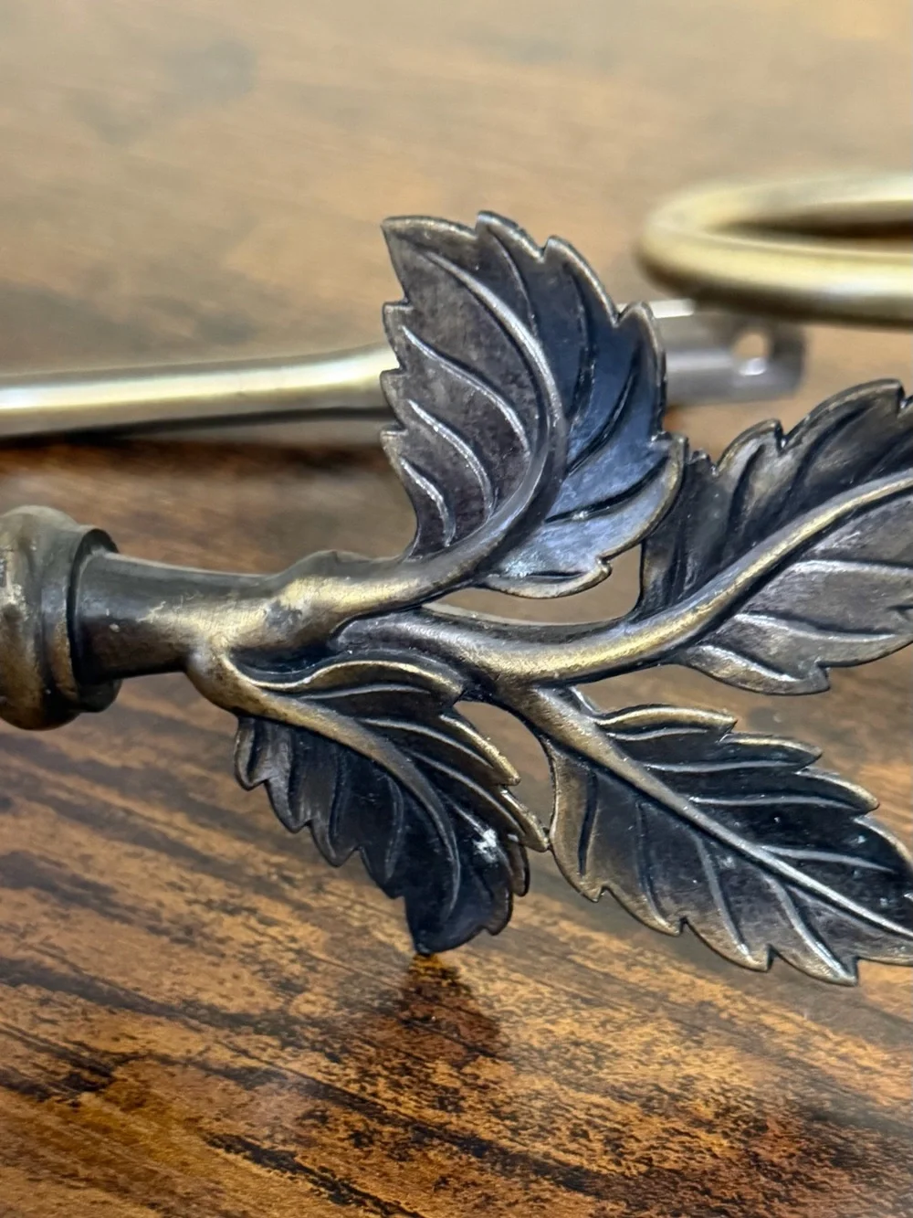 Vintage Brass Plated Curtain Tie Backs